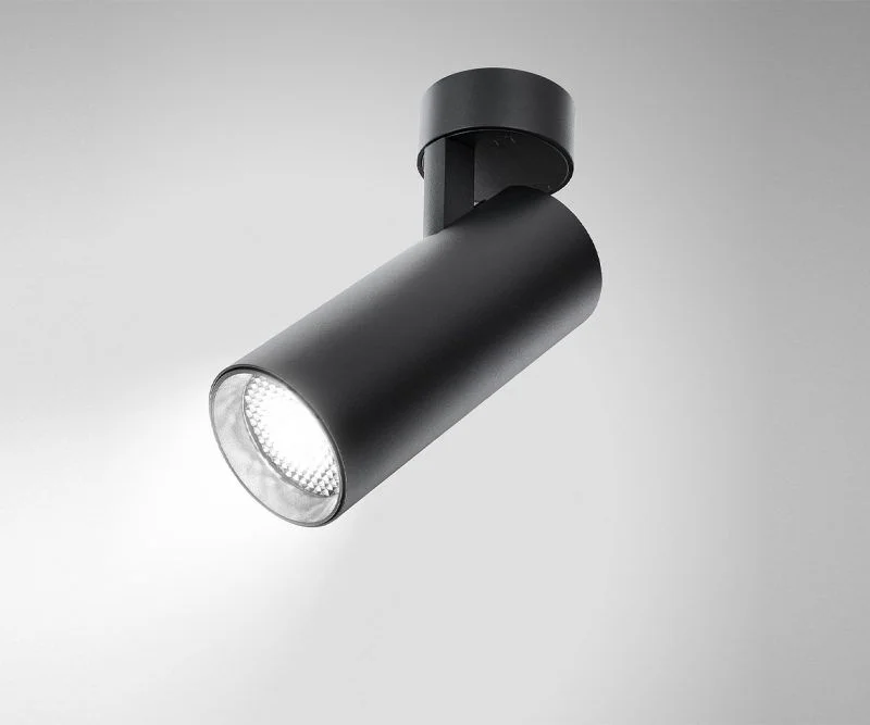 Φωτογραφία προϊόντος: LUMA 01502 Spot Οροφής Μαύρο Μεταλλικό GU10 LED 15cm