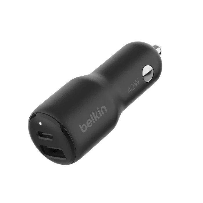 Φωτογραφία προϊόντος: Belkin 42W PD/PPS Dual Standalone Car Charger (30W USB-C & 12W USB-A)