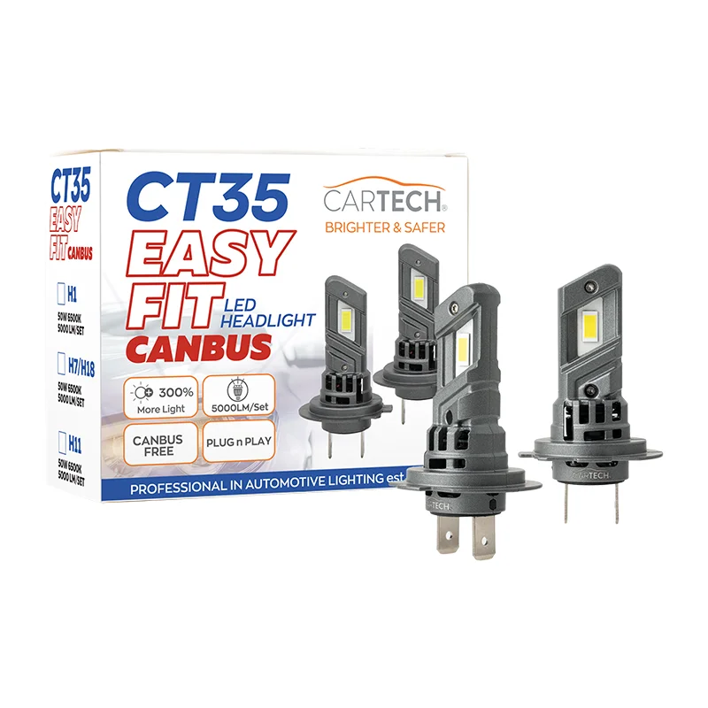 Φωτογραφία προϊόντος: ΛΑΜΠΑ LED CT35 EASY FIT ME CANBUS H11 50W 6500K CARTECH