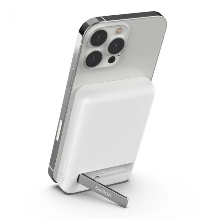 Φωτογραφία προϊόντος: Belkin 5K MAGNETIC WIRELESS POWER BANK + KICK STAND, WHITE