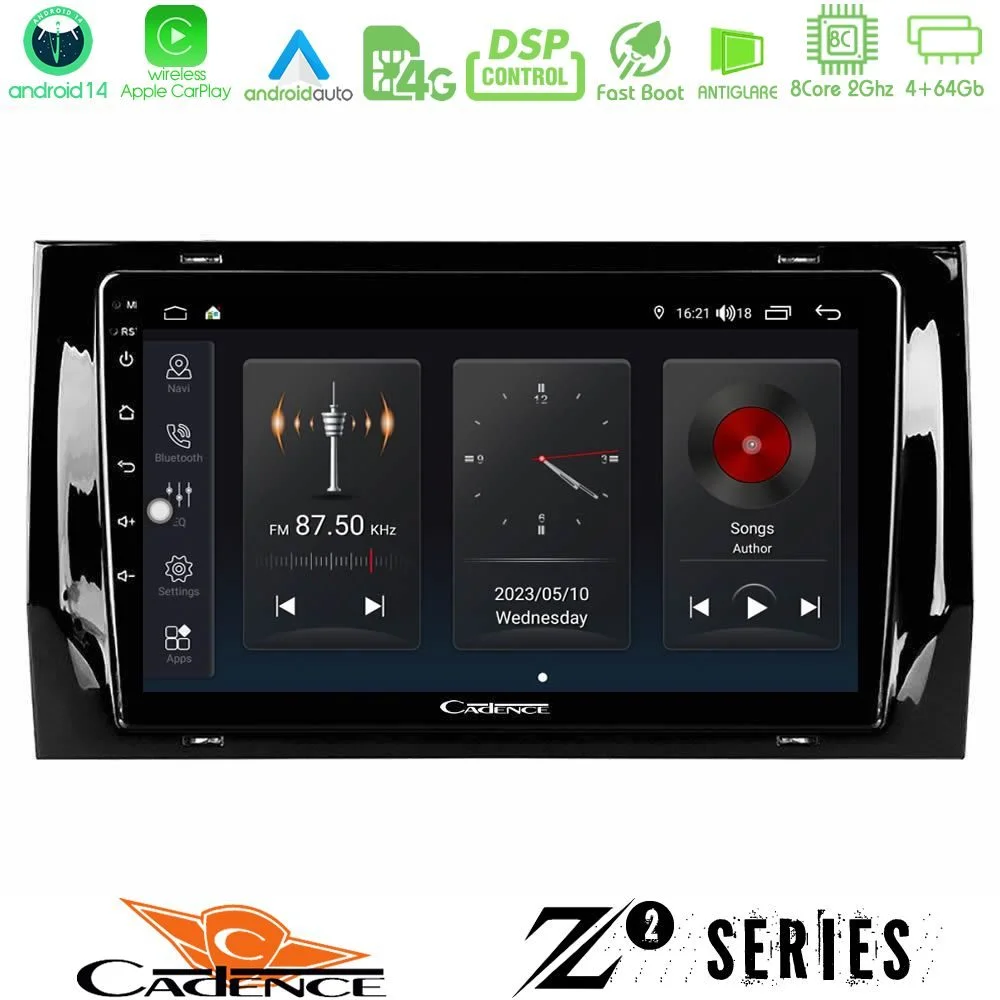 Φωτογραφία προϊόντος: Bizzar Cadence Z2 Series 8Core Android14 4+64GB Skoda Kodiaq 2017-> Navigation Multimedia Tablet 10 Με Carplay & Android Auto