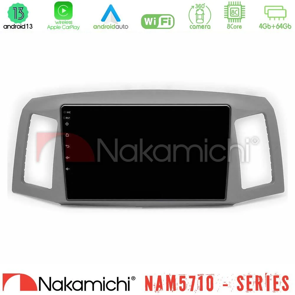 Φωτογραφία προϊόντος: Nakamichi NAM5710 Series 8Core Android13 4+64GB Jeep Grand Cherokee 2005-2007 Navigation Multimedia Tablet 10