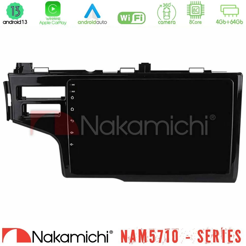 Φωτογραφία προϊόντος: Nakamichi NAM5710 Series 8Core Android13 4+64GB Honda Jazz 2013-2020 Navigation Multimedia Tablet 9