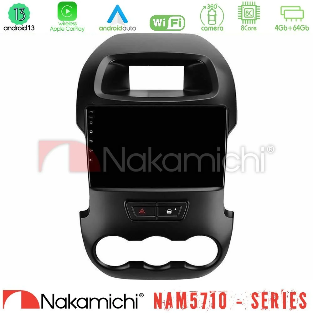 Φωτογραφία προϊόντος: Nakamichi NAM5710 Series 8Core Android13 4+64GB Ford Ranger 2012-2016 Navigation Multimedia Tablet 9