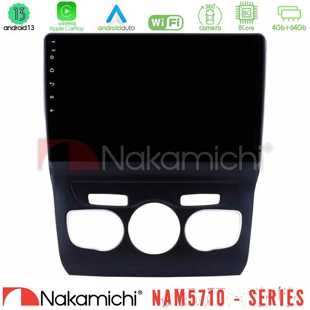 Φωτογραφία προϊόντος: Nakamichi NAM5710 Series 8Core Android13 4+64GB Citroen C4L Navigation Multimedia Tablet 10
