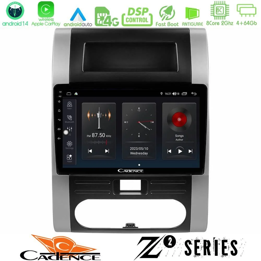Φωτογραφία προϊόντος: Bizzar Cadence Z2 Series 8Core Android14 4+64GB Nissan X-Trail T31 Navigation Multimedia Tablet 10 Με Carplay & Android Auto
