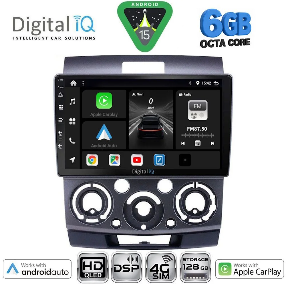 Φωτογραφία προϊόντος: DIGITAL IQ BXF 17170_CPAA (9inc) MULTIMEDIA TABLET for FORD RANGER | MAZDA BT50 mod. 2006-2011