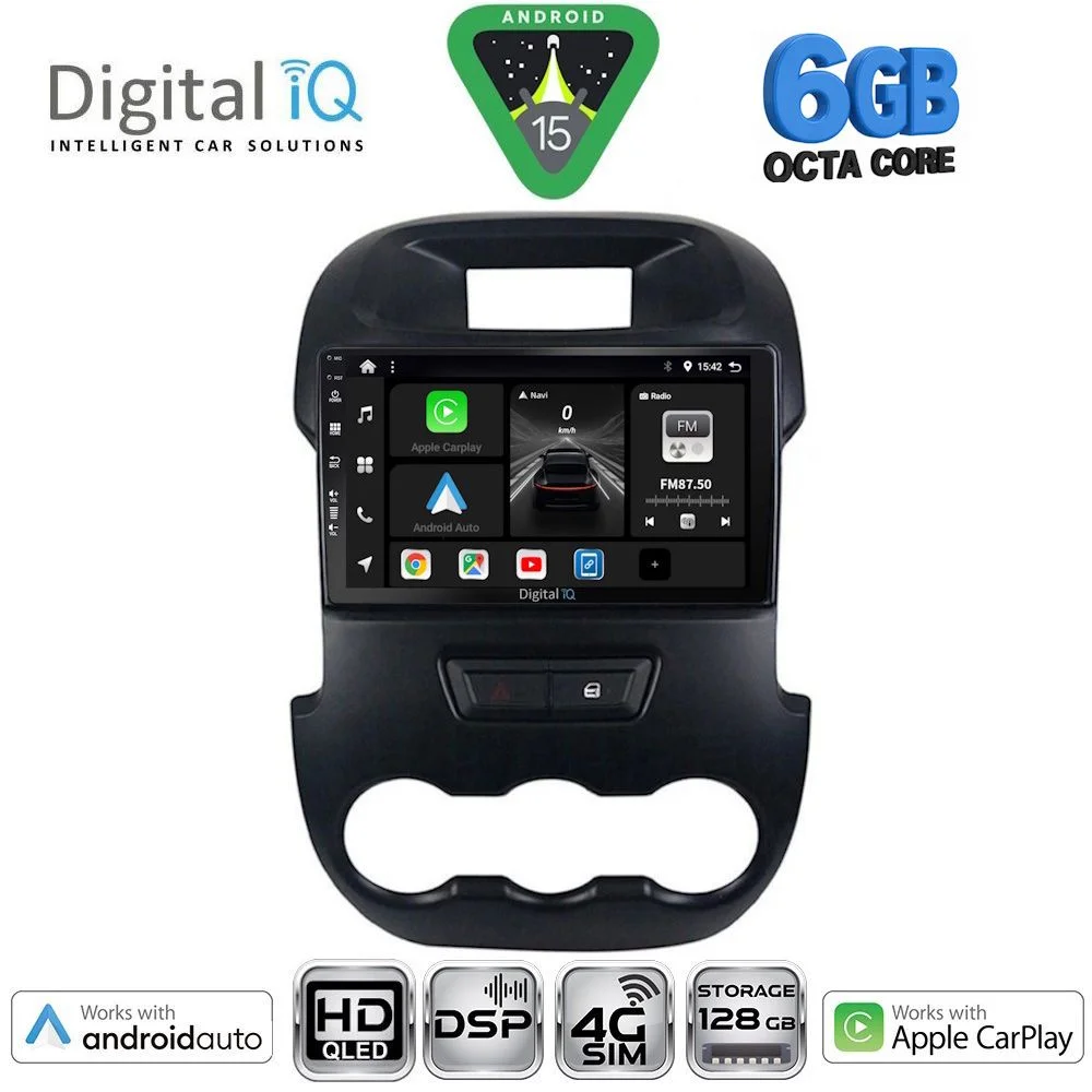 Φωτογραφία προϊόντος: DIGITAL IQ BXF 17171_CPAA (9inc) MULTIMEDIA TABLET for FORD RANGER mod. 2011-2015