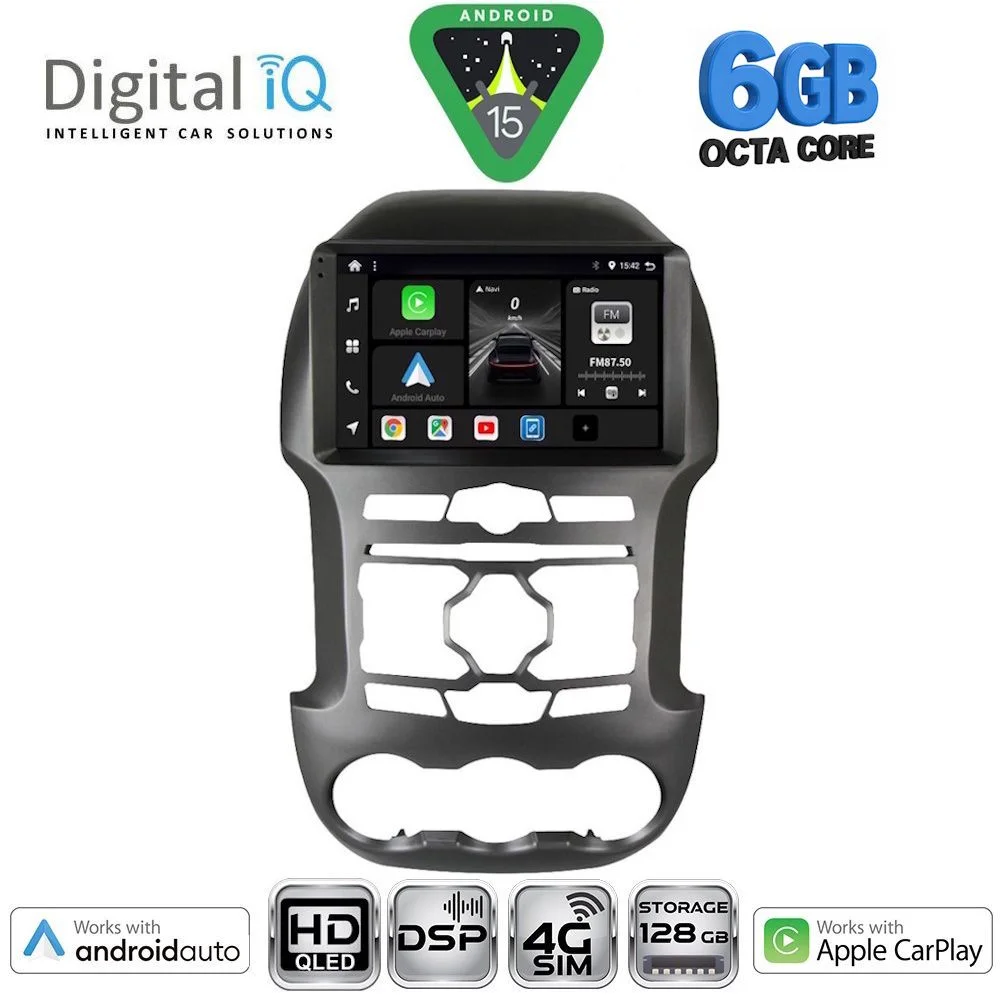 Φωτογραφία προϊόντος: DIGITAL IQ BXF 17171S_CPAA (9inc) MULTIMEDIA TABLET for FORD RANGER mod. 2011-2015