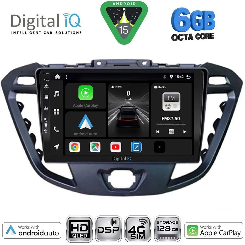 Φωτογραφία προϊόντος: DIGITAL IQ BXF 17177_CPAA (9inc) MULTIMEDIA TABLET for FORD TRANSIT CUSTOM | TOURNEO CUSTOM mod. 2013-2019