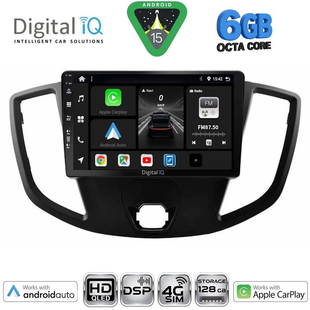Φωτογραφία προϊόντος: DIGITAL IQ BXF 17179_CPAA (9inc) MULTIMEDIA TABLET for FORD TRANSIT mod. 2014-2020