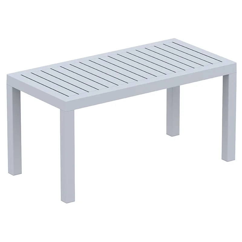 Φωτογραφία προϊόντος: Siesta Τραπέζι OCEAN Silver Grey PP 90x45x45ε.