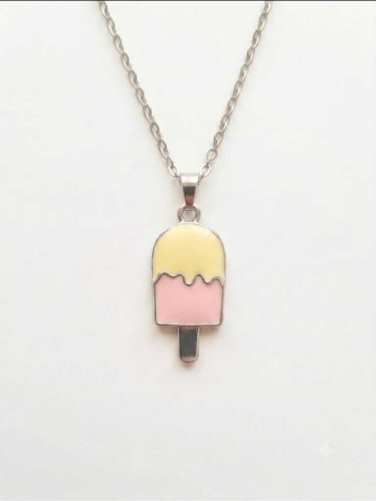 Φωτογραφία προϊόντος: Peach Jewelry Peach Jewerly Κολιέ Από Χάλυβα Τιτανίου Και Χαλκό Παγωτό