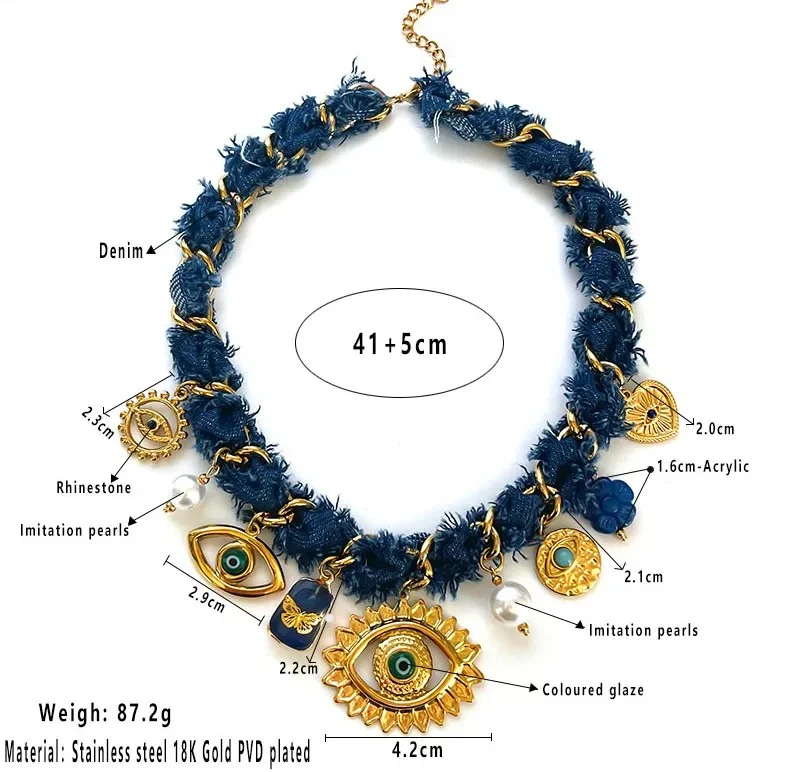 Φωτογραφία προϊόντος: Peach Jewelry Peach Jewerly Γυναικείο Κολιέ Από Ανοξείδωτο Ατσάλι 304 Επιχρυσωμένο 18Κ Με Charms