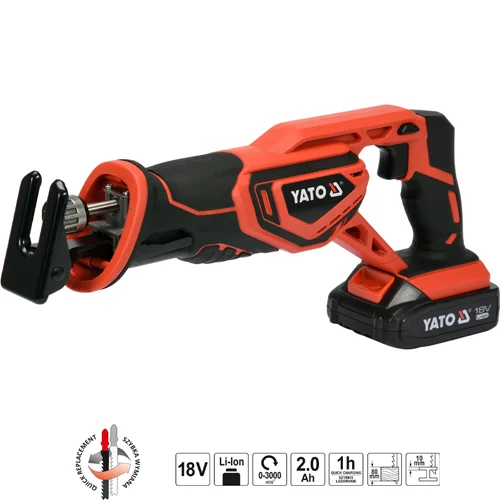 Φωτογραφία προϊόντος: Yato Σπαθοσέγα YT-82814 18V 1x2.0Ah