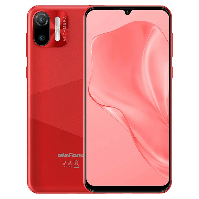 Φωτογραφία προϊόντος: SUNSHINE SS-057R Frosted Hydrogel Τζαμάκι Προστασίας για Ulefone Note 6P Dual SIM (2GB/32GB) Red