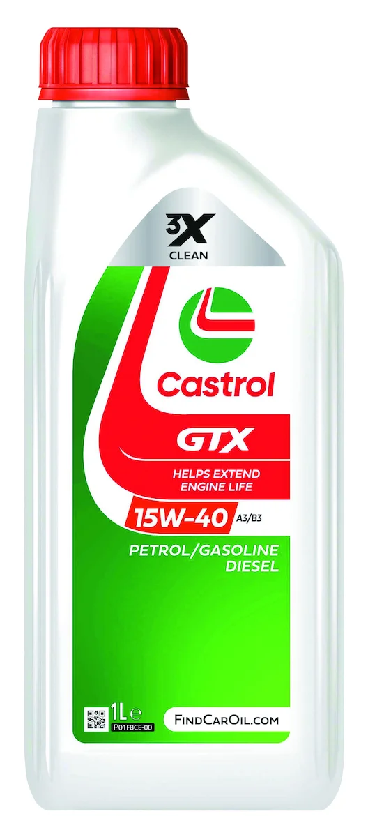 Φωτογραφία προϊόντος: Λάδι αυτοκινήτου CASTROL GTX 15W40 A3/B3 1lt