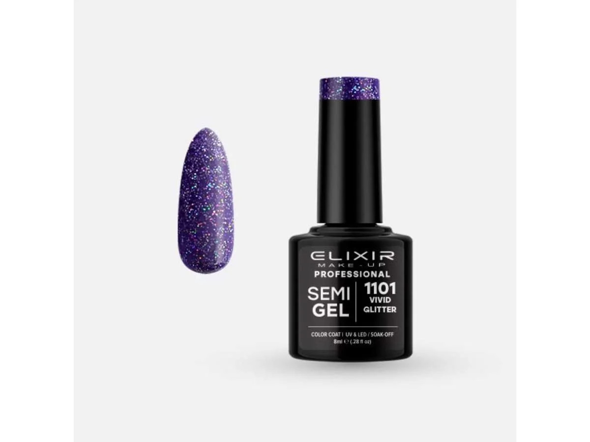 Φωτογραφία προϊόντος: Elixir Semi Gel Ημιμόνιμο Βερνίκι 8ml Elixir-#1101
