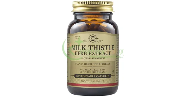 Φωτογραφία προϊόντος: SOLGAR - Milk Thistle Herb & Seed Extract veg caps 60s