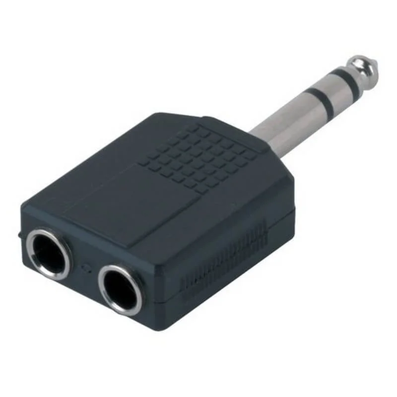 Φωτογραφία προϊόντος: Gewa 191617 Stereo Αντάπτορας 2 x 6,3mm Stereo Jack - Jack 6,3mm