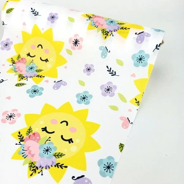 Φωτογραφία προϊόντος: ED Collection ΥΦΑΣΜΑ ΒΑΠΤΙΣΗΣ RUNNER ΜΕ ΦΛΟΡΑΛ ΗΛΙΟΥΣ 24CMX5M