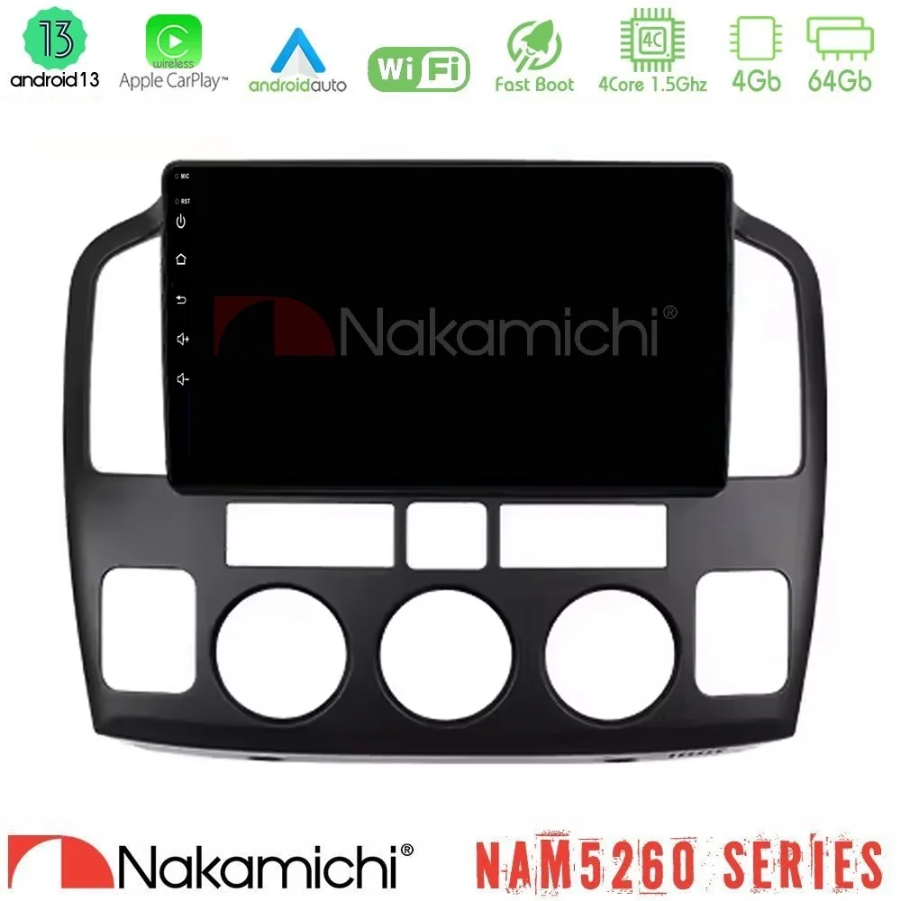 Φωτογραφία προϊόντος: Nakamichi NAM5260 Series 4Core Android13 4+64GB Suzuki Grand Vitara 2003-2005 Navigation Multimedia Tablet 9 Με Carplay & Android Auto