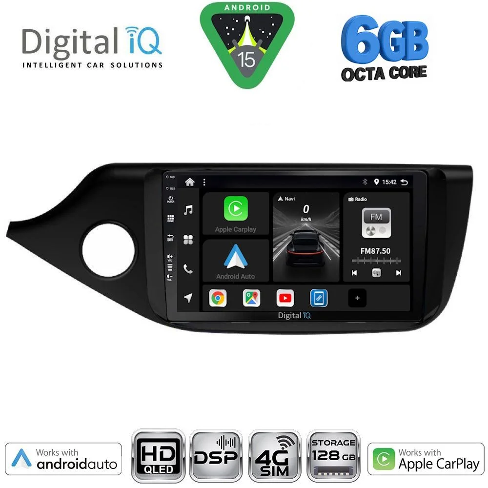Φωτογραφία προϊόντος: DIGITAL IQ BXF 17302_CPAA (9inc) MULTIMEDIA TABLET for KIA CEED mod. 2012-2018