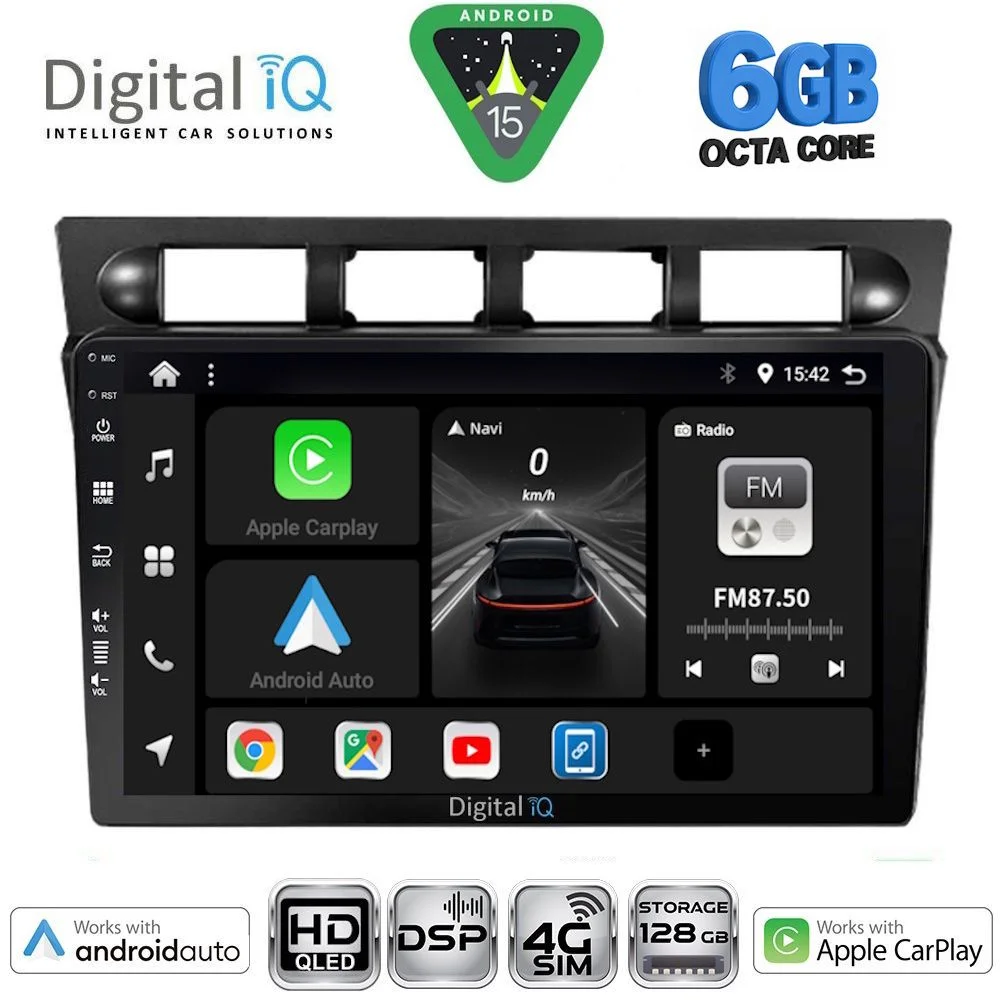 Φωτογραφία προϊόντος: DIGITAL IQ BXF 17306_CPAA (9inc) MULTIMEDIA TABLET for KIA PICANTO mod. 2004-2008