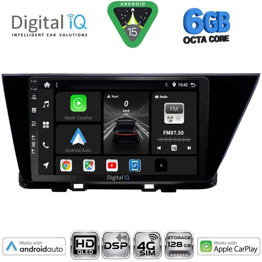 Φωτογραφία προϊόντος: DIGITAL IQ BXF 17305_CPAA (9inc) MULTIMEDIA TABLET for KIA NIRO mod. 2017-2021