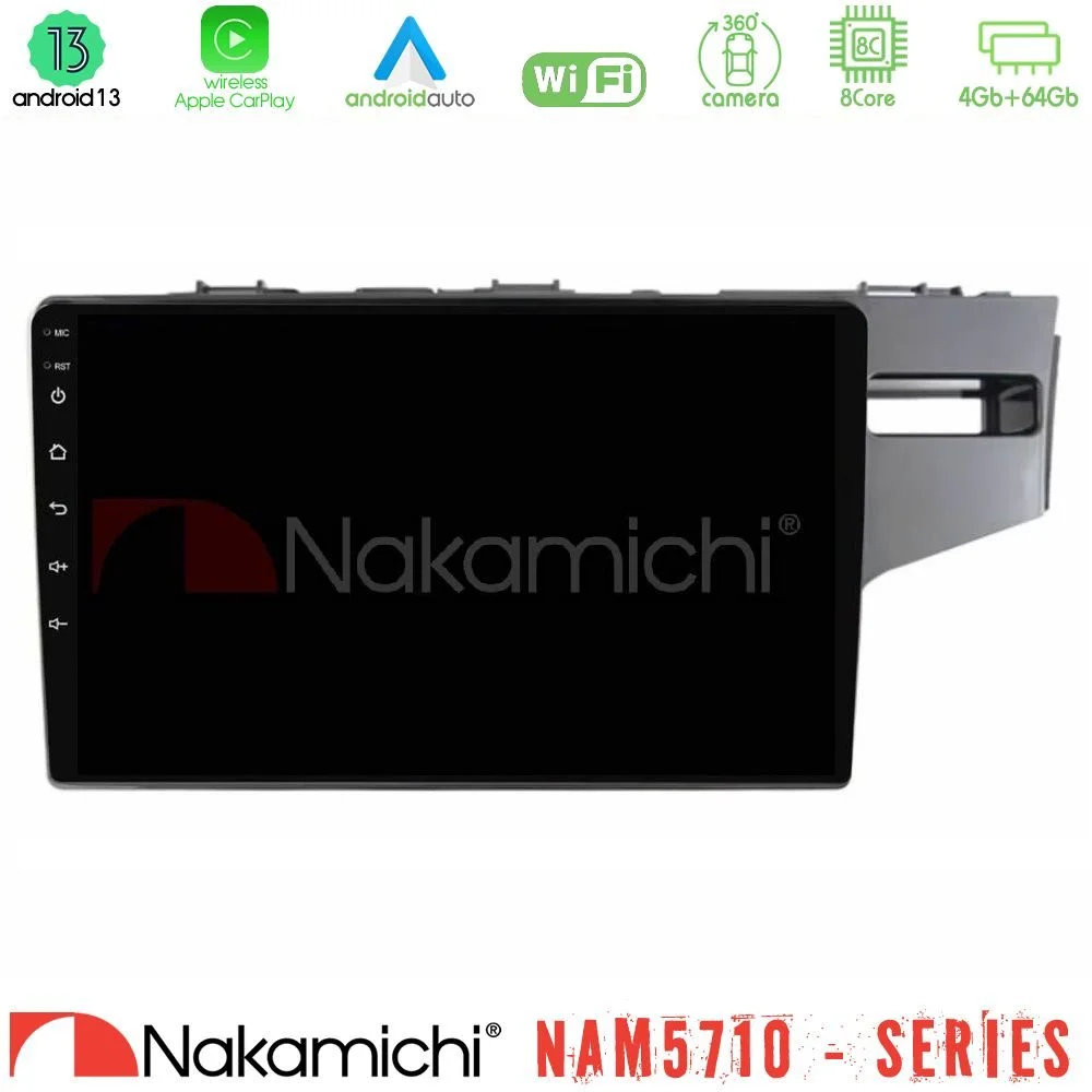 Φωτογραφία προϊόντος: Nakamichi NAM5710 Series 8Core Android13 4+64GB Honda Jazz 2013-2020 RHD Navigation Multimedia Tablet 9