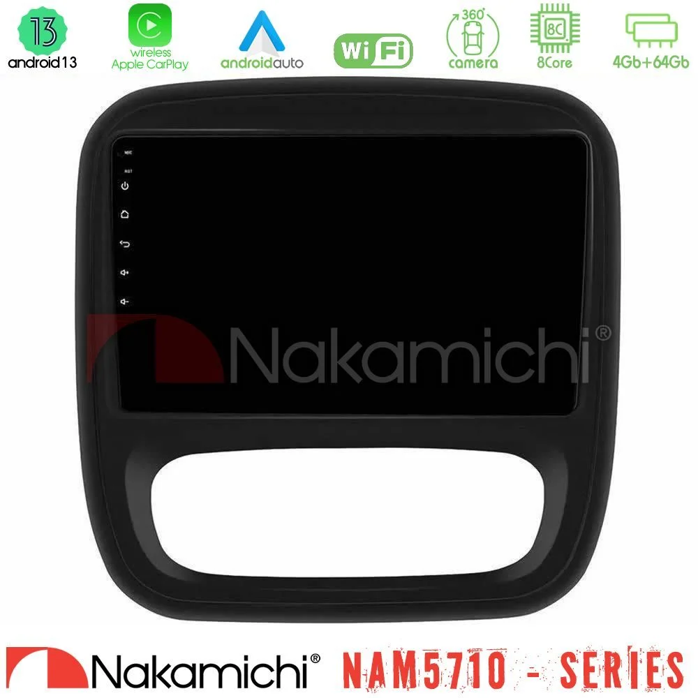 Φωτογραφία προϊόντος: Nakamichi NAM5710 Series 8Core Android13 4+64GB Renault/Nissan/Opel/Fiat Navigation Multimedia Tablet 9