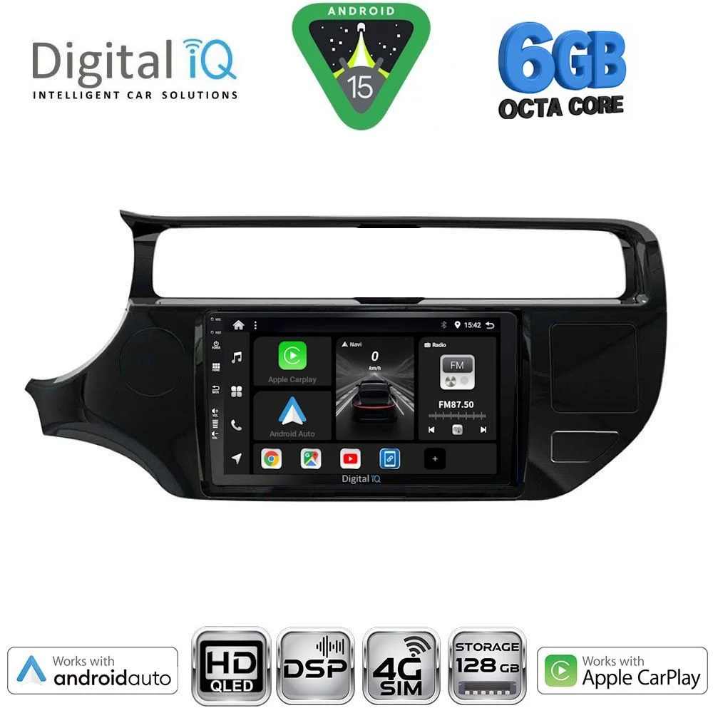 Φωτογραφία προϊόντος: DIGITAL IQ BXF 17315_CPAA (9inc) MULTIMEDIA TABLET for KIA RIO mod. 2015-2018