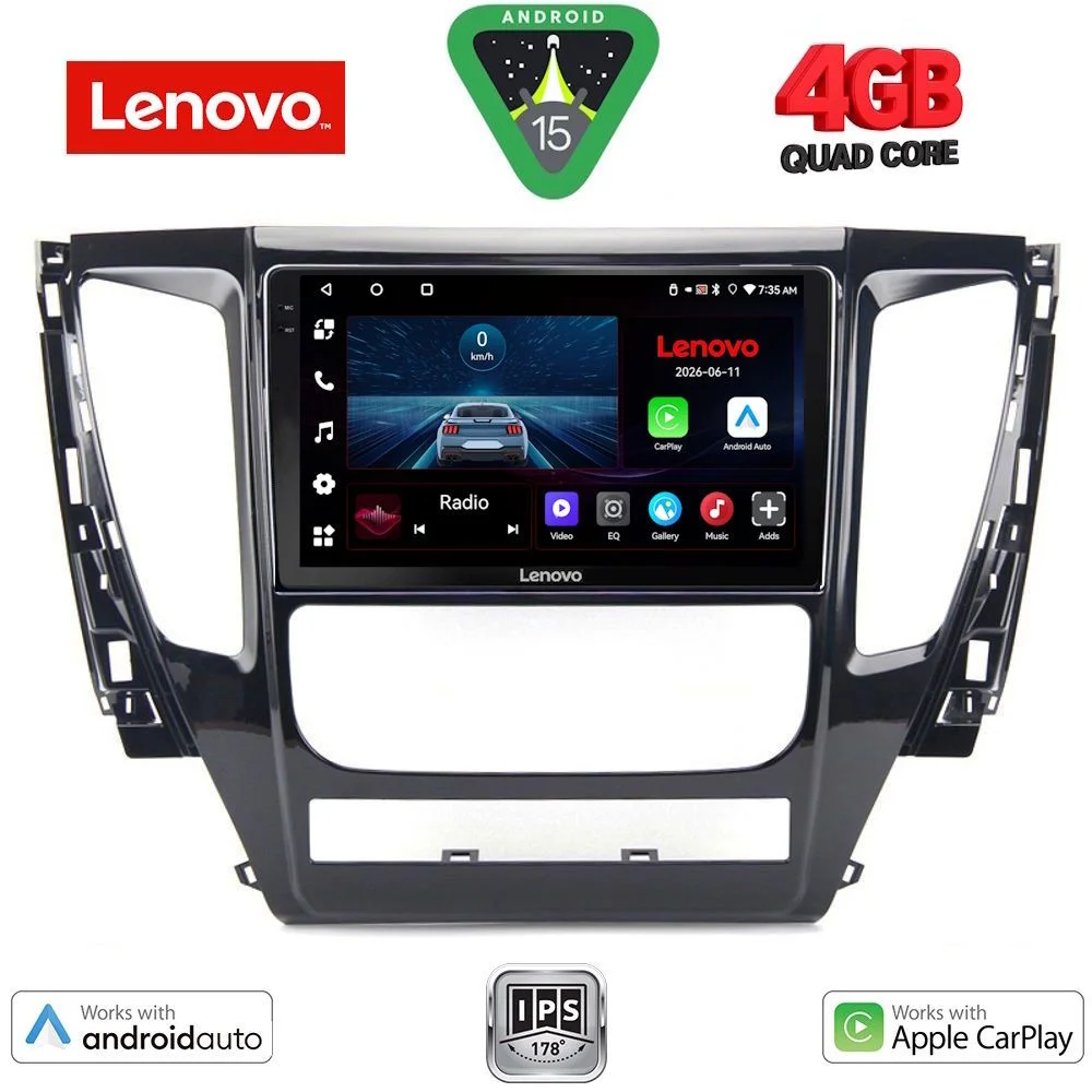 Φωτογραφία προϊόντος: LENOVO LVE 8447A_CPAA (9inc) MULTIMEDIA TABLET for MITSUBISHI PAJERO mod. 2013-2020