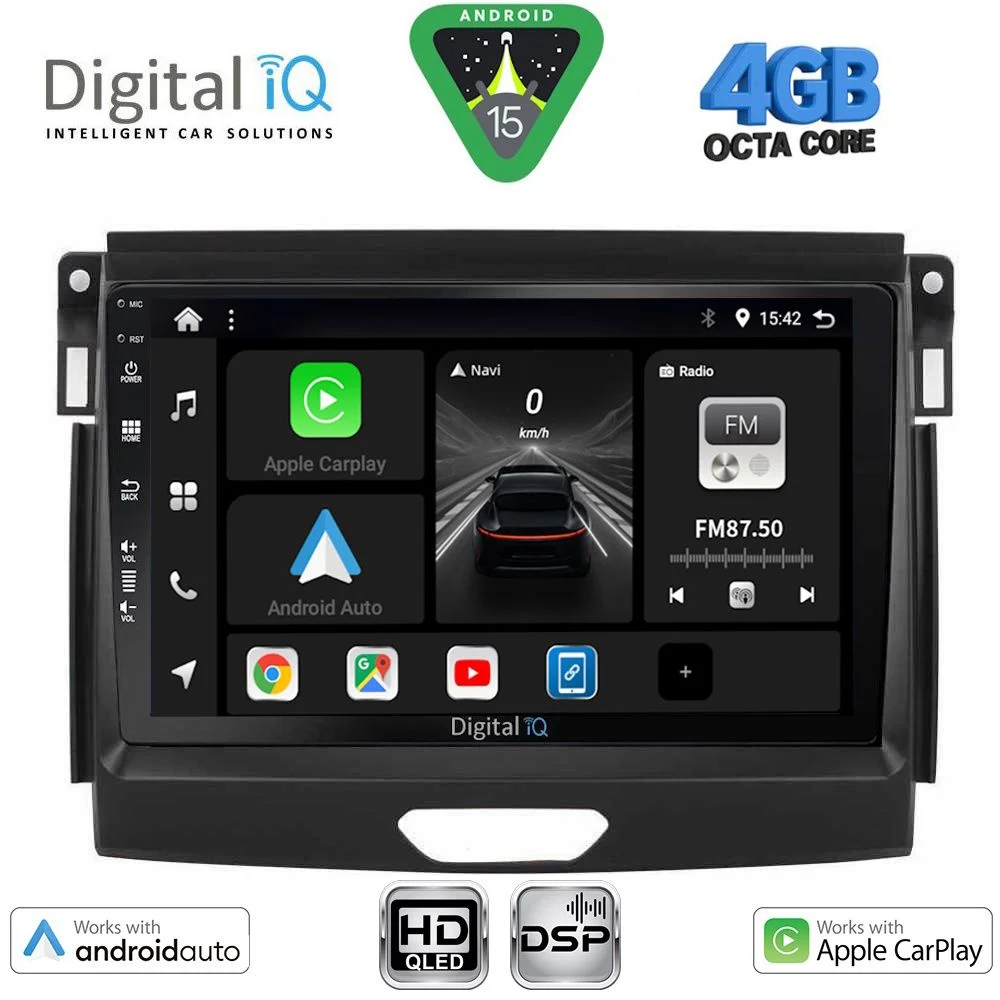 Φωτογραφία προϊόντος: DIGITAL IQ BXF 16172A_CPAA (9inc) MULTIMEDIA TABLET for FORD RANGER mod. 2015-2018
