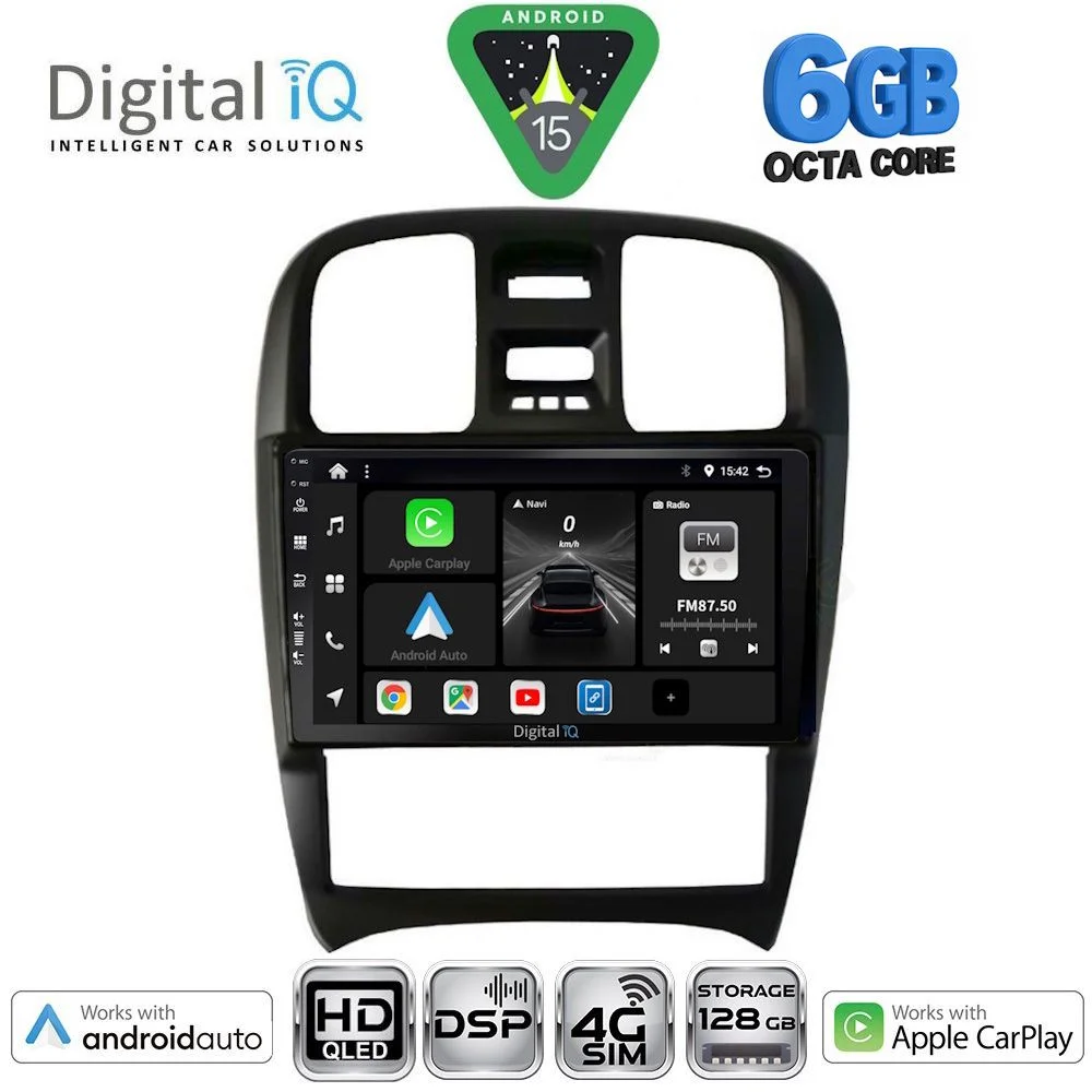 Φωτογραφία προϊόντος: DIGITAL IQ BXF 17247_CPAA (9inc) MULTIMEDIA TABLET for HYUNDAI SONATA mod. 2000-2006