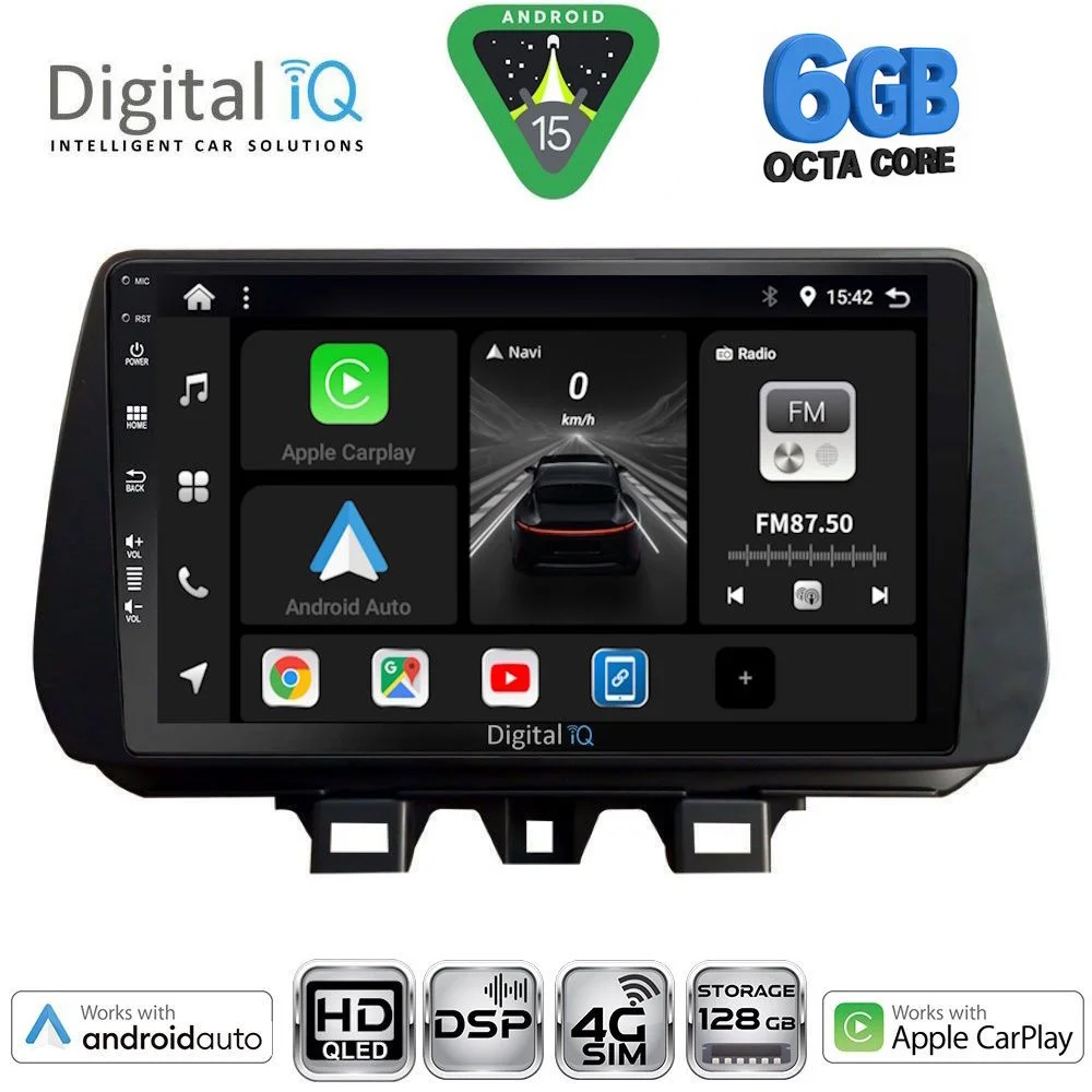 Φωτογραφία προϊόντος: DIGITAL IQ BXF 17244_CPAA (9inc) MULTIMEDIA TABLET for HYUNDAI TUCSON mod. 2019-2023