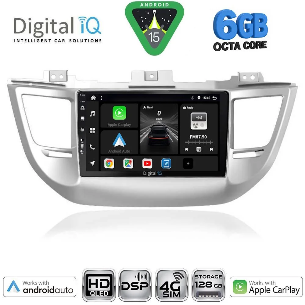 Φωτογραφία προϊόντος: DIGITAL IQ BXF 17243_CPAA (9inc) MULTIMEDIA TABLET for HYUNDAI TUCSON mod. 2015-2019