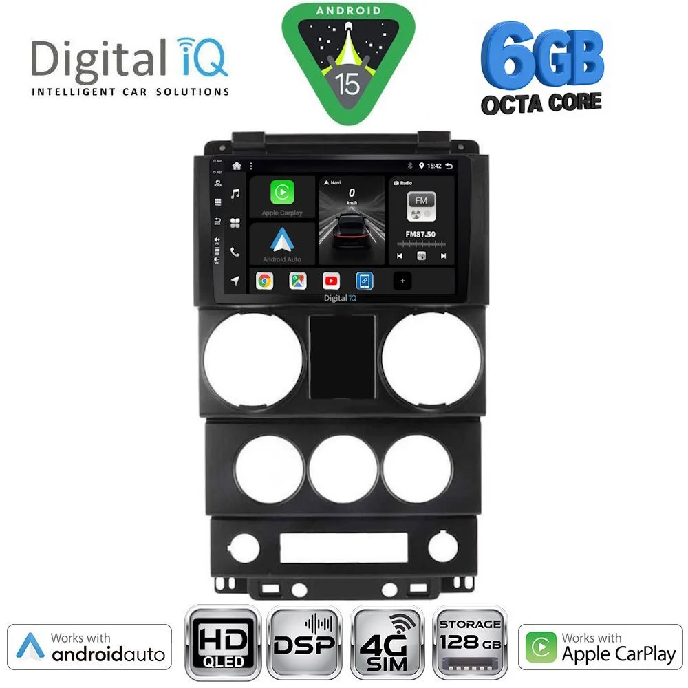 Φωτογραφία προϊόντος: DIGITAL IQ BXF 17292_CPAA (9inc) MULTIMEDIA TABLET for JEEP WRANGLER mod. 2006-2011
