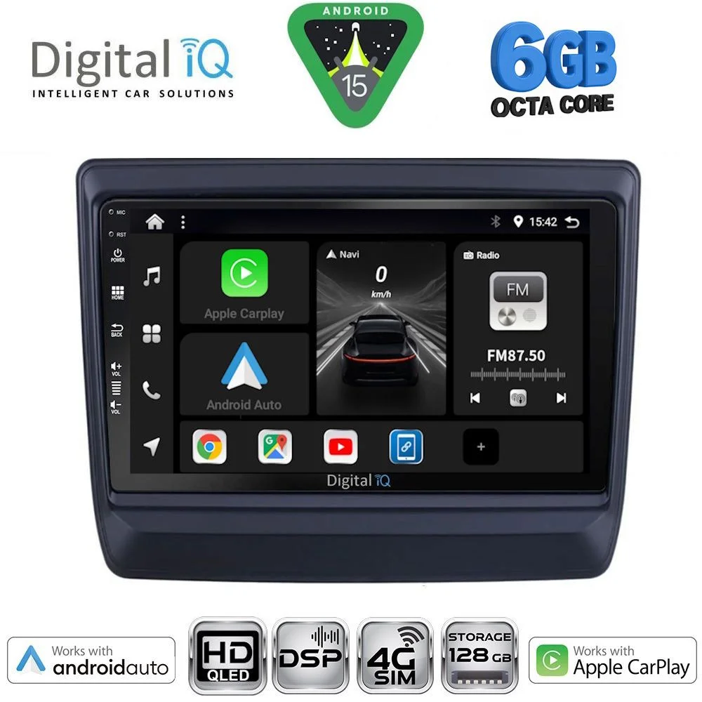 Φωτογραφία προϊόντος: DIGITAL IQ BXF 17256_CPAA (9inc) MULTIMEDIA TABLET for ISUZU DMAX mod. 2020-2026
