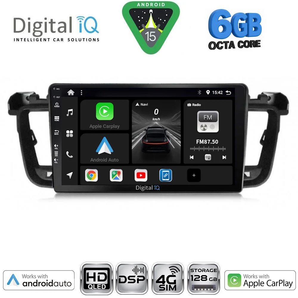 Φωτογραφία προϊόντος: DIGITAL IQ BXF 17518_CPAA (9inc) MULTIMEDIA TABLET for PEUGEOT 508 mod. 2010-2016