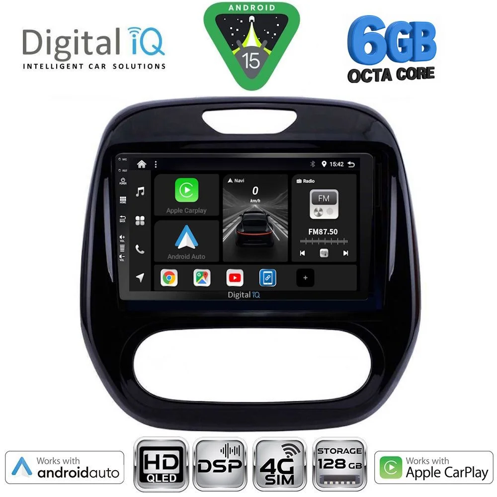 Φωτογραφία προϊόντος: DIGITAL IQ BXF 17542_CPAA (9inc) MULTIMEDIA TABLET for RENAULT CAPTUR mod. 2013-2019