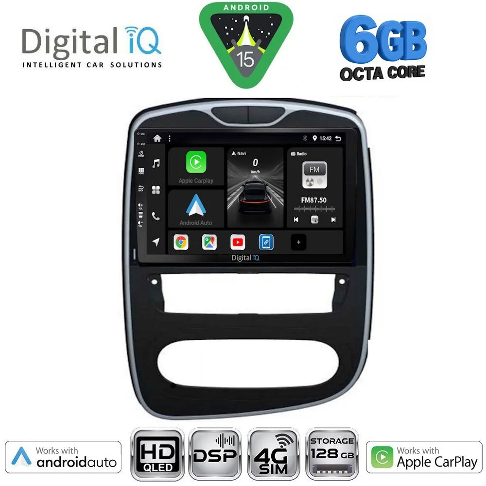 Φωτογραφία προϊόντος: DIGITAL IQ BXF 17545_CPAA (10inc) MULTIMEDIA TABLET for RENAULT CLIO mod. 2016-2019