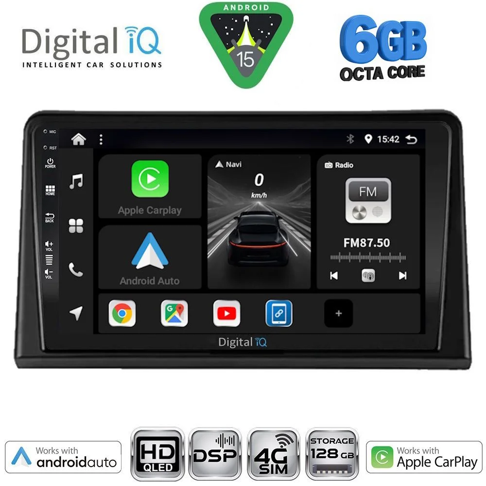 Φωτογραφία προϊόντος: DIGITAL IQ BXF 17548_CPAA (9inc) MULTIMEDIA TABLET for RENAULT EXPRESS mod. 2020-2026