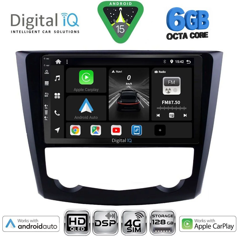Φωτογραφία προϊόντος: DIGITAL IQ BXF 17549_CPAA (9inc) MULTIMEDIA TABLET for RENAULT KADJAR mod. 2015-2022