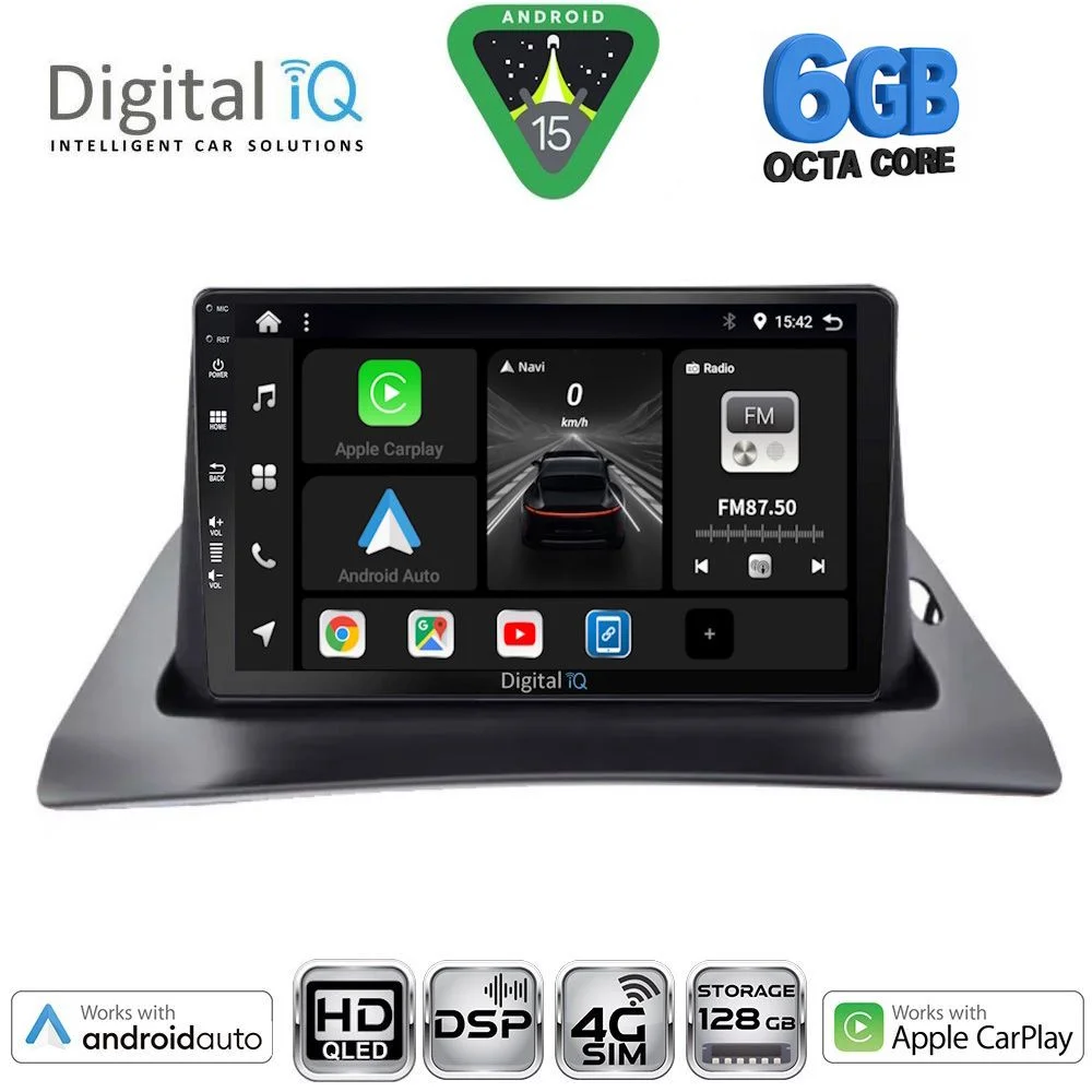 Φωτογραφία προϊόντος: DIGITAL IQ BXF 17550_CPAA (9inc) MULTIMEDIA TABLET for RENAULT KANGOO mod. 2010-2021