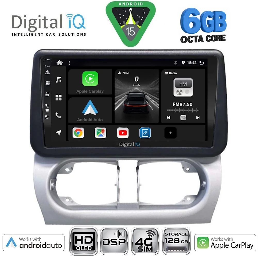 Φωτογραφία προϊόντος: DIGITAL IQ BXF 17500_CPAA (9inc) MULTIMEDIA TABLET for OPEL CORSA C mod 2000-2006 - TIGRA mod. 2004-2009