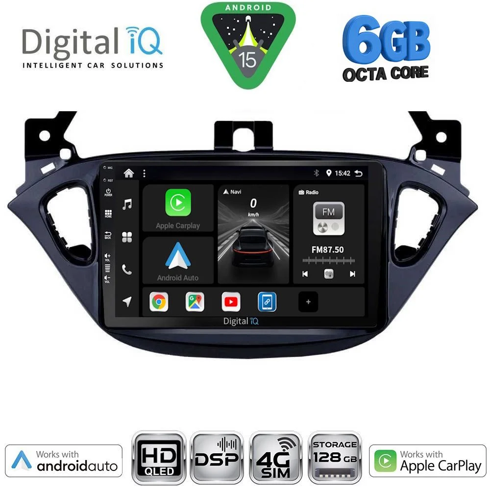 Φωτογραφία προϊόντος: DIGITAL IQ BXF 17486_CPAA (9inc) MULTIMEDIA TABLET for OPEL ADAM - CORSA E mod. 2014-2019