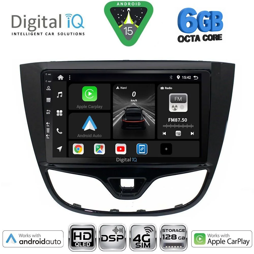 Φωτογραφία προϊόντος: DIGITAL IQ BXF 17489_CPAA (10inc) MULTIMEDIA TABLET for OPEL KARL mod. 2014-2019