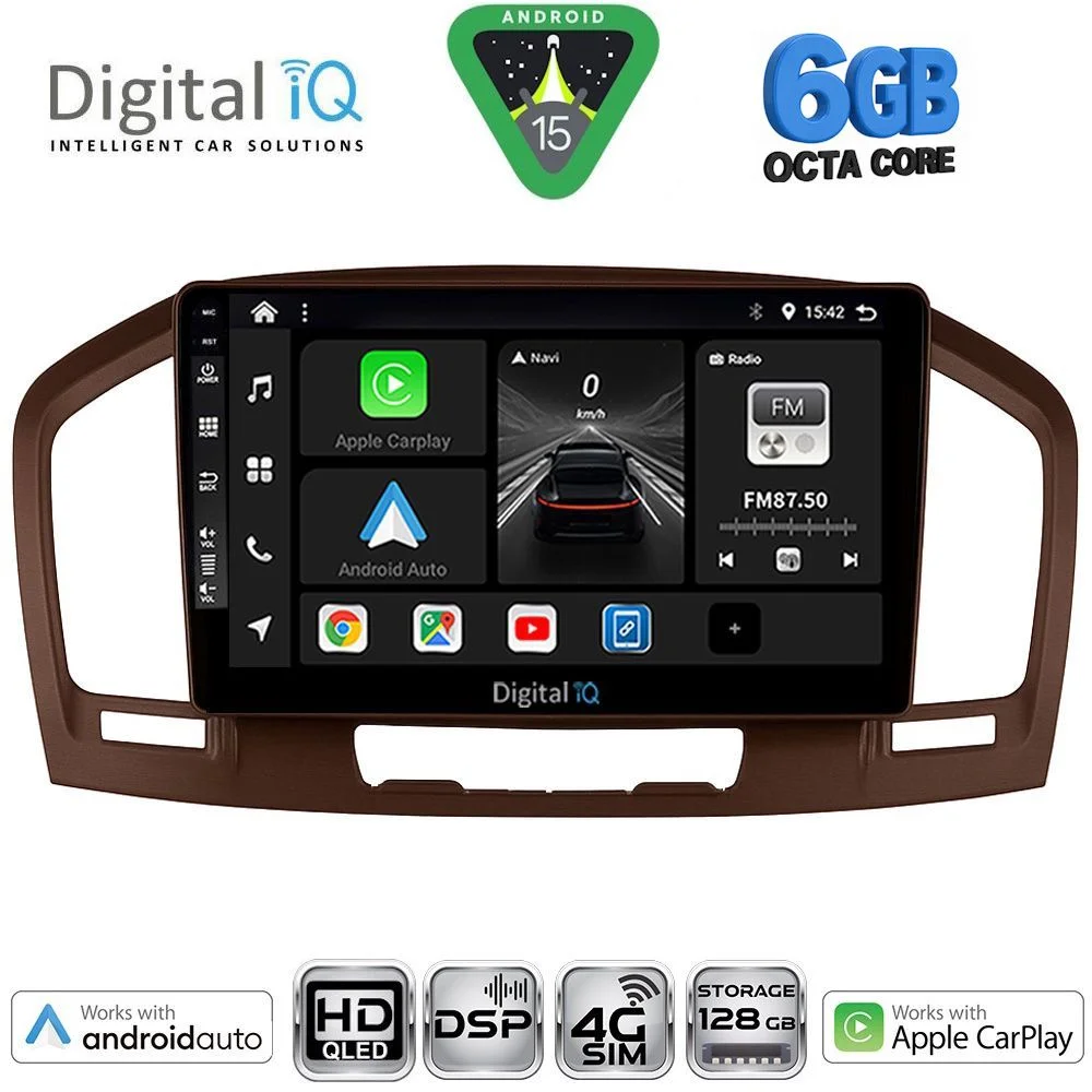 Φωτογραφία προϊόντος: DIGITAL IQ BXF 17491BR_CPAA (9inc) MULTIMEDIA TABLET for OPEL INSIGNIA mod. 2008-2013 (BROWN)