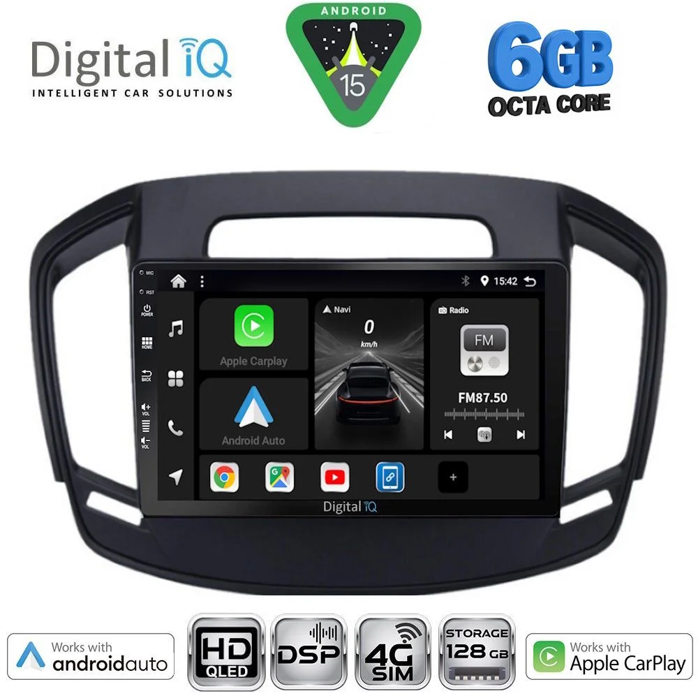 Φωτογραφία προϊόντος: DIGITAL IQ BXF 17492_CPAA (9inc) MULTIMEDIA TABLET for OPEL INSIGNIA mod. 2014-2017